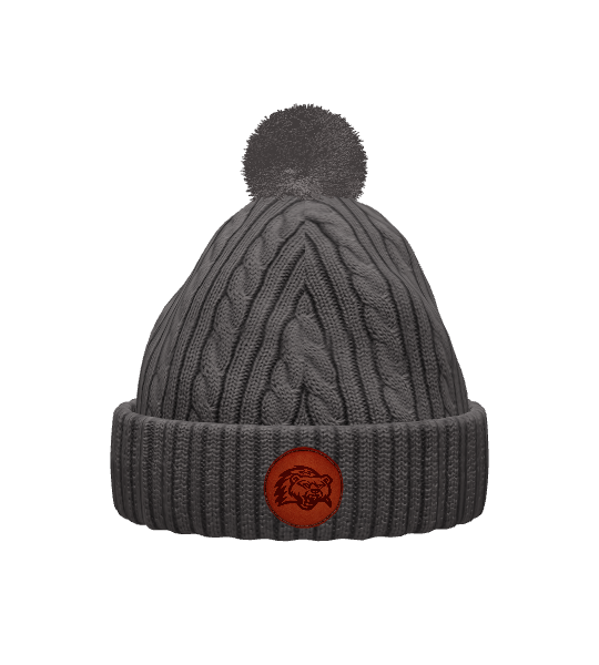 Cable Knit Pom-Pom Beanie