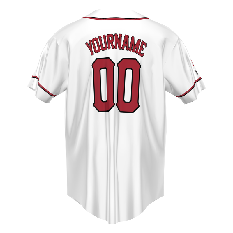 Custom Full Button Baseball Jersey